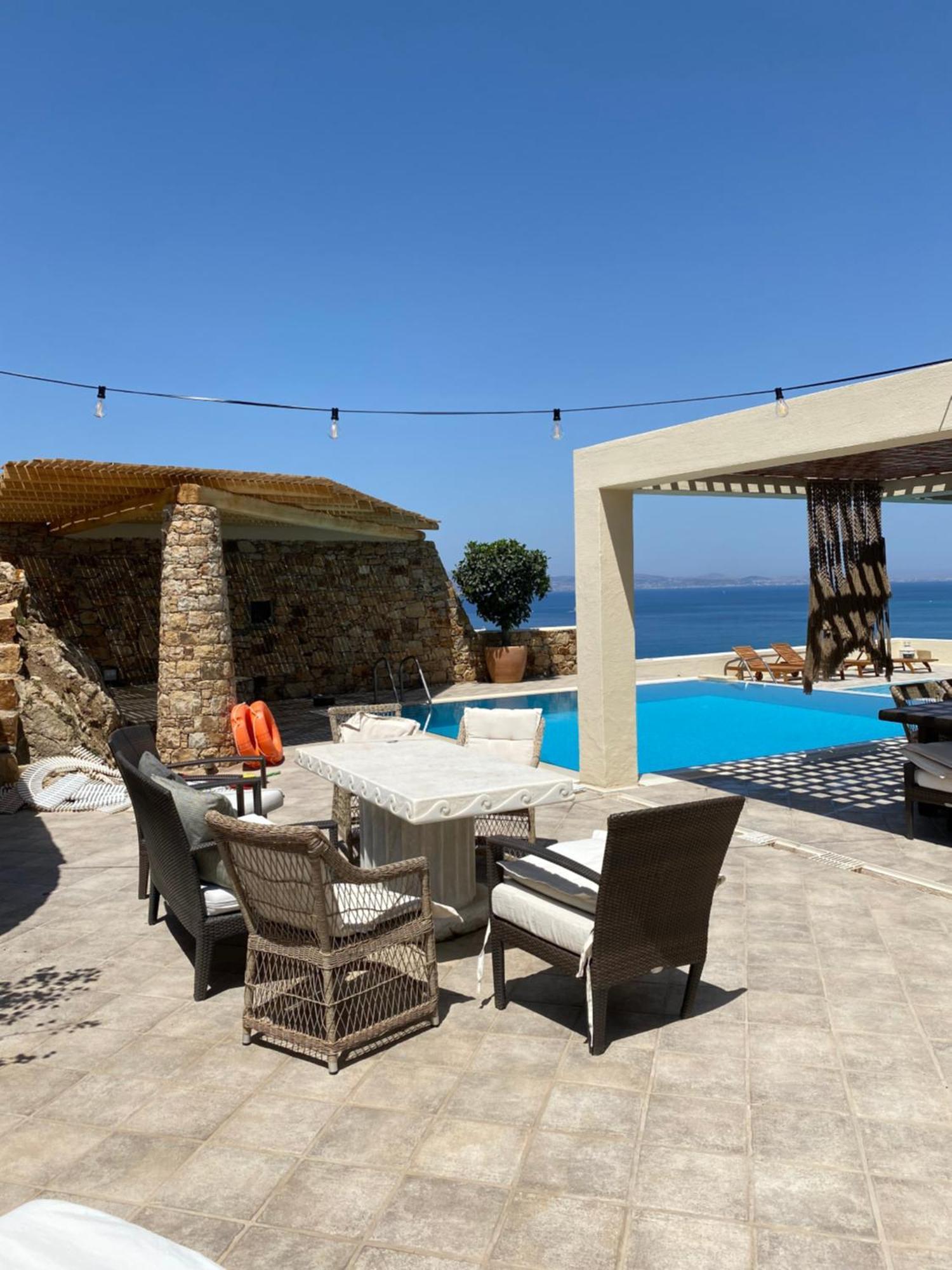 Villa Paradise In Naxos Pláka Rom bilde