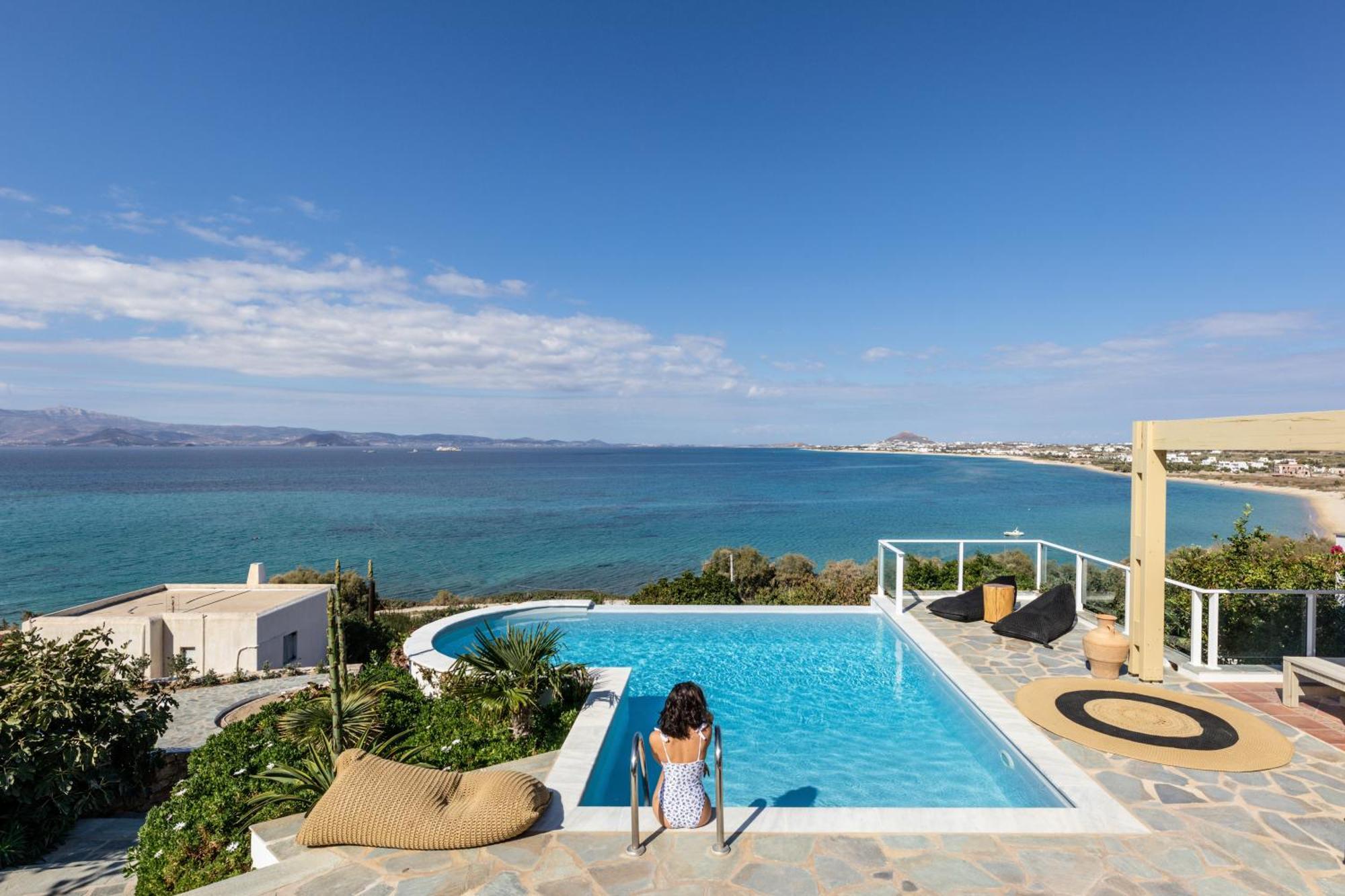 Villa Paradise In Naxos Pláka Rom bilde